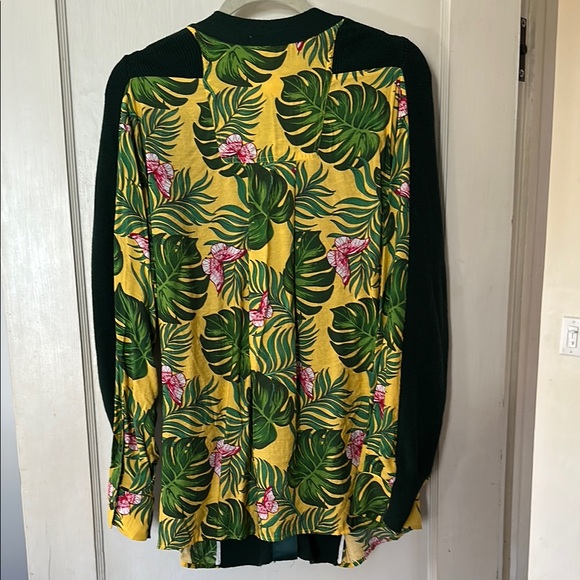 Free People Sandrine Rose original - Dark Green Grandpa Sweater - Picture 3 of 8